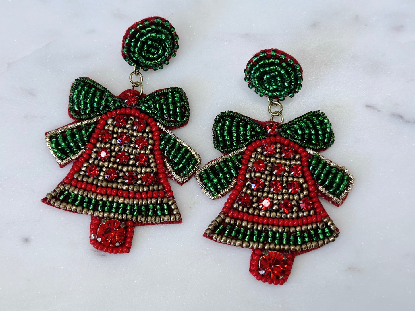 Christmas Bow Earrings