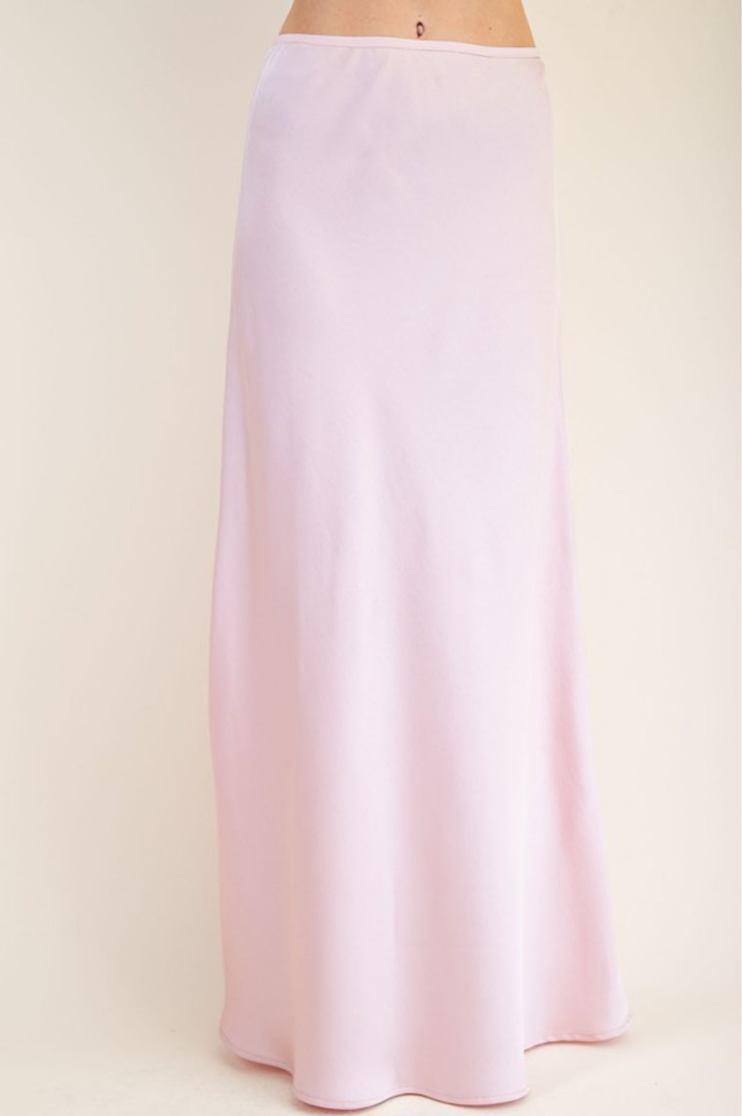 Silk High-Waist Maxi Skirt