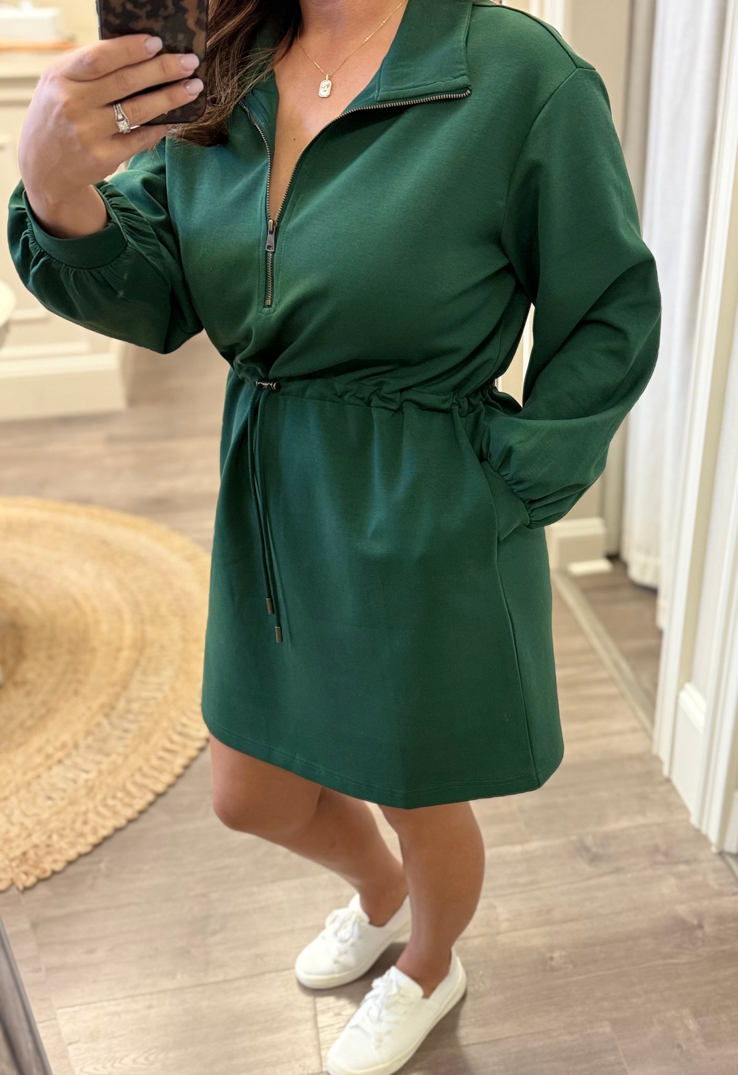 Everyday Ease Half-Zip Dress
