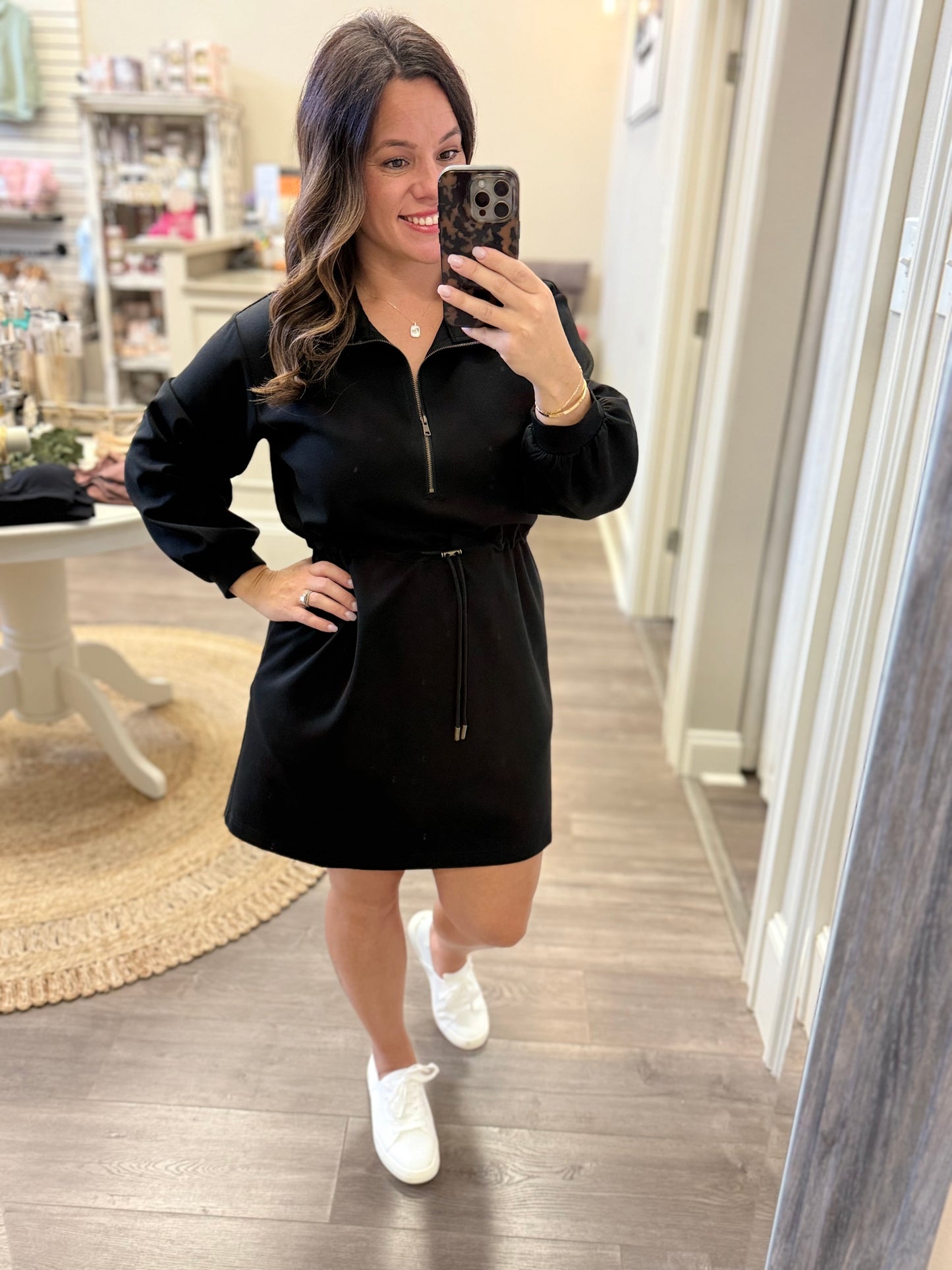 Everyday Ease Half-Zip Dress