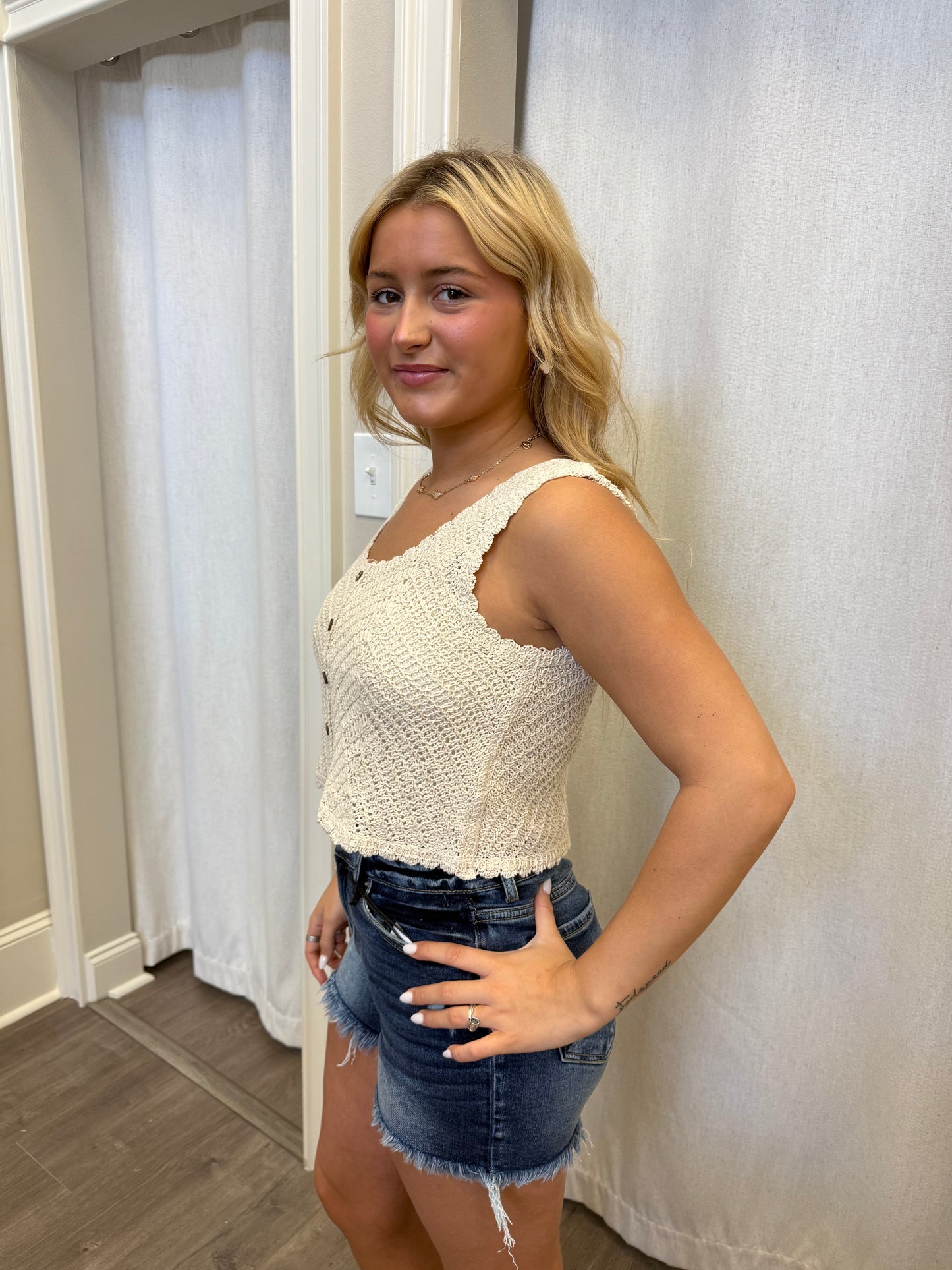 Quincy Crochet Tank