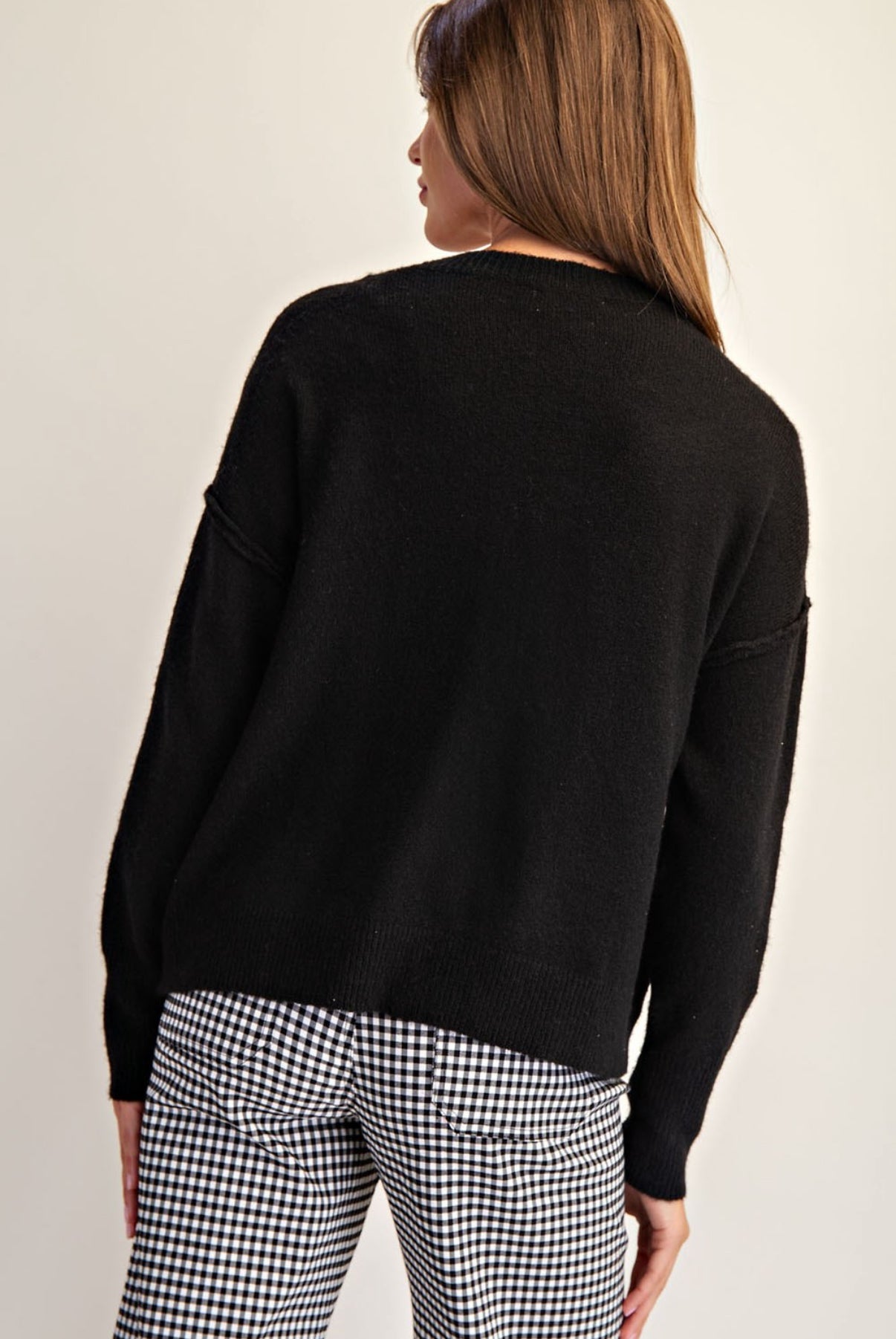 “Cheers to Cozy” Beaded Sweater