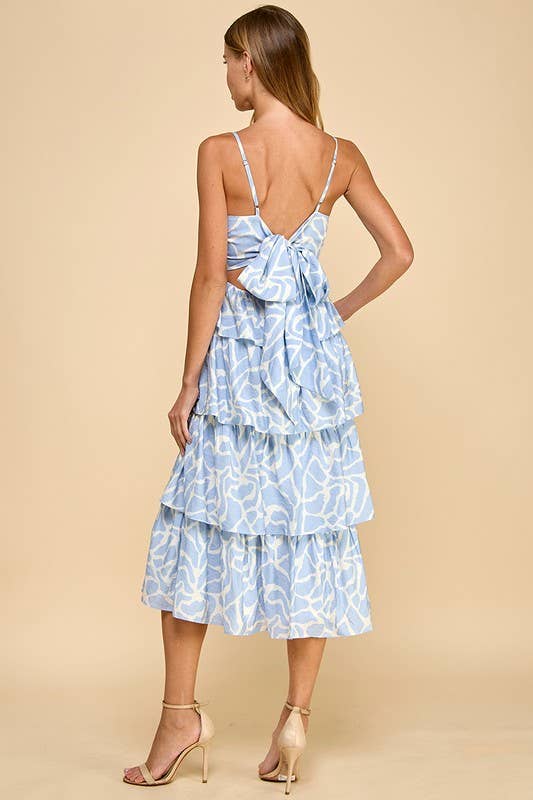 Tiered Ruffled Skirt Dress
