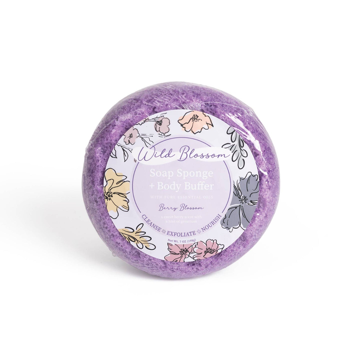 Wild Blossom Soap Infused Body Buffer-Berry Blossom