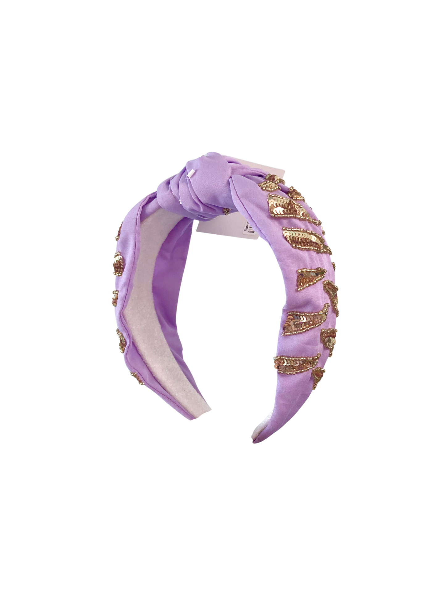 Lavender Tiger Stripe Headband - Game Day