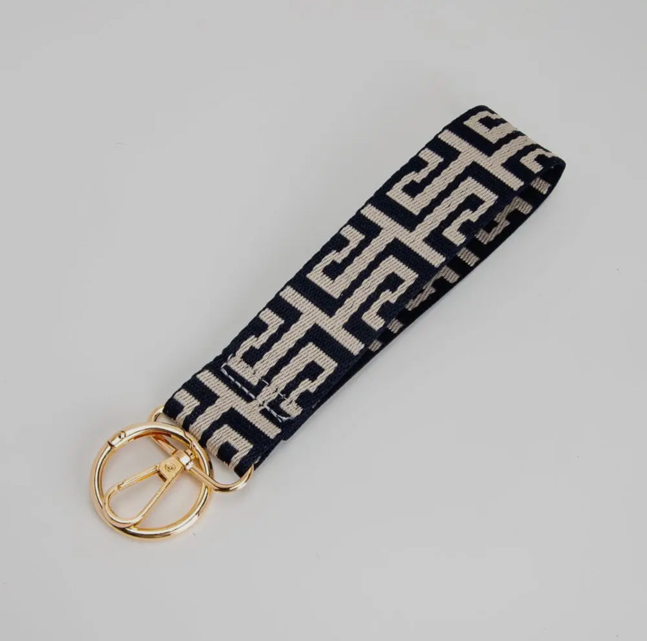 Maze Patterns Wristlet a Keychain
