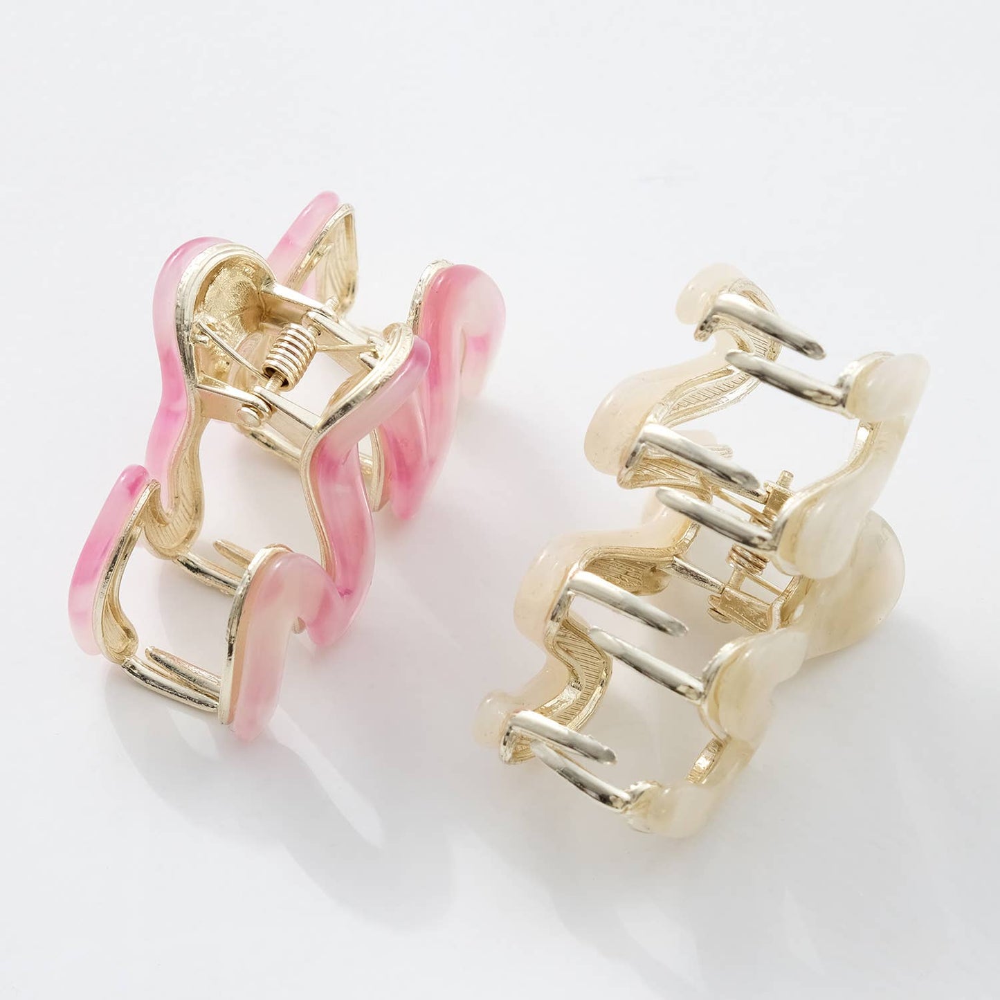 Willow Mini Fairy Dust | Mini Squiggle Metal Claw Clip