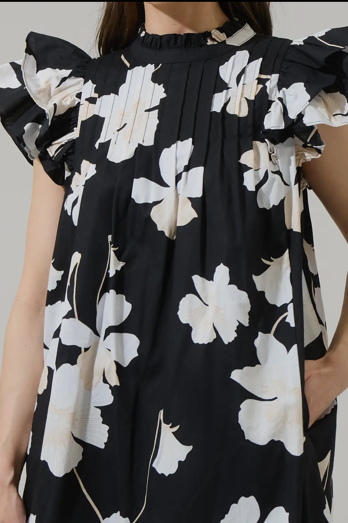 Medina Floral Shift Mini Dress