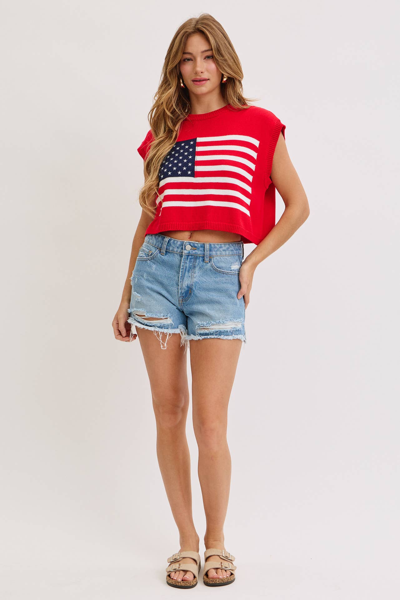 Stars & Stripes Knit Tank