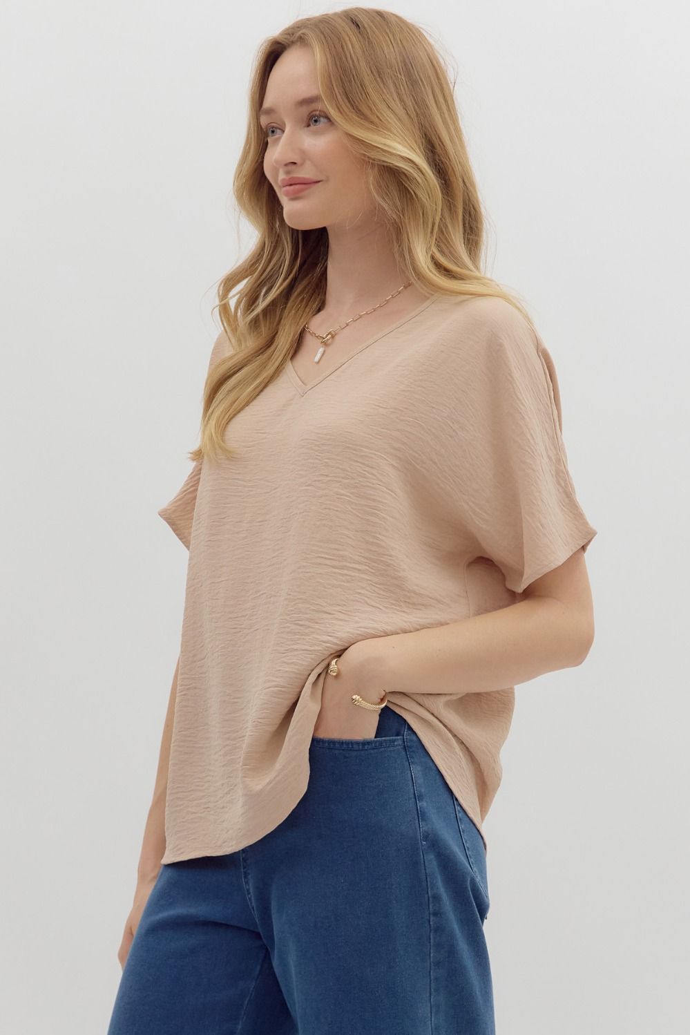 The Classic V-Neck Top