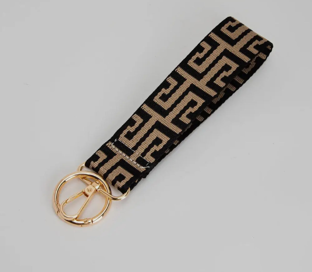 Maze Patterns Wristlet a Keychain