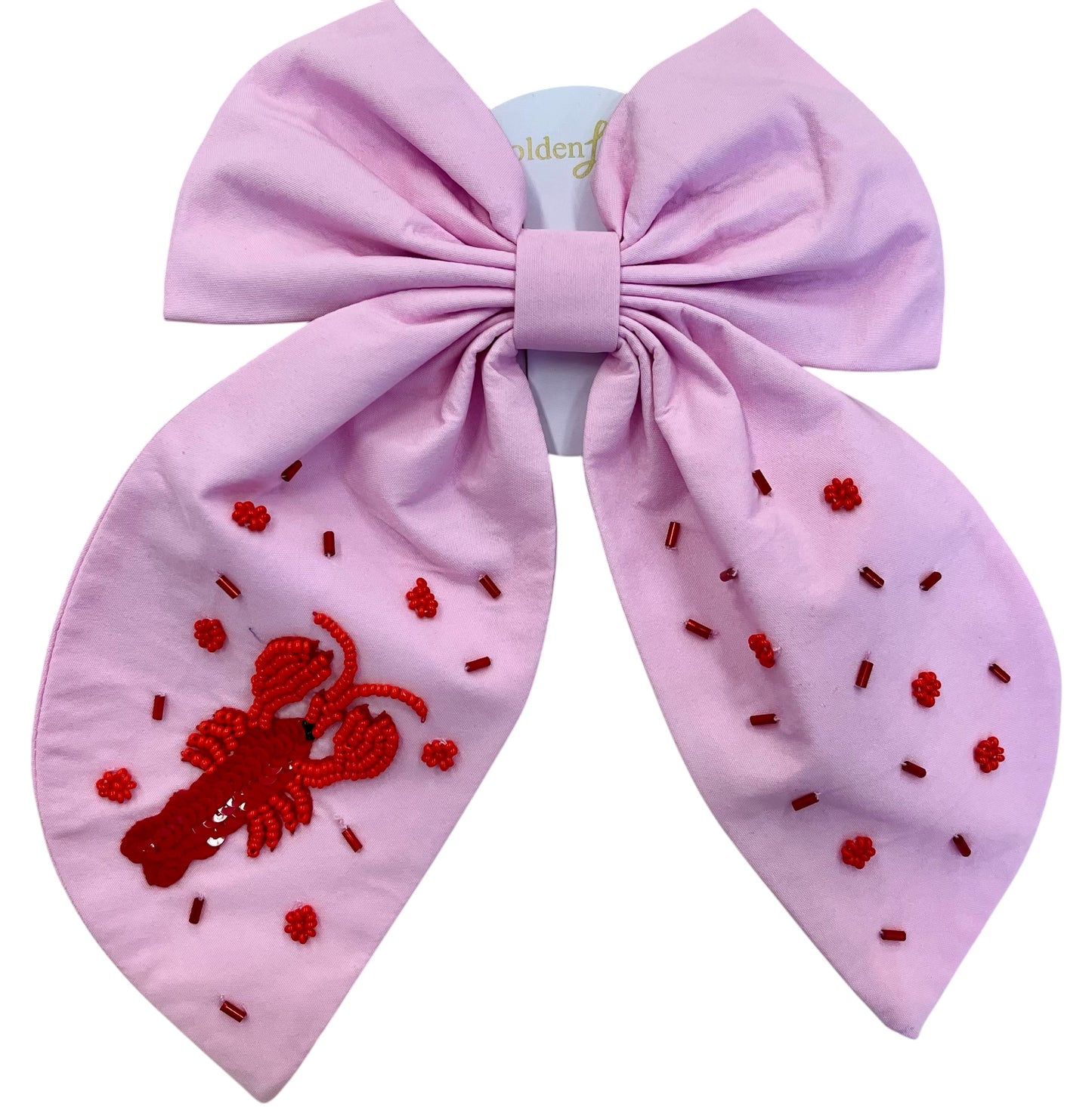 Crawfish Bow - Pink