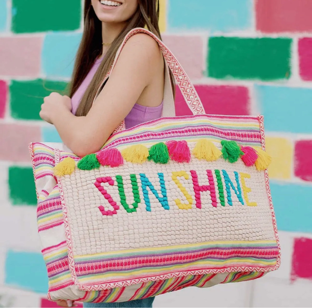 SUNSHINE Oversized Tote Bag