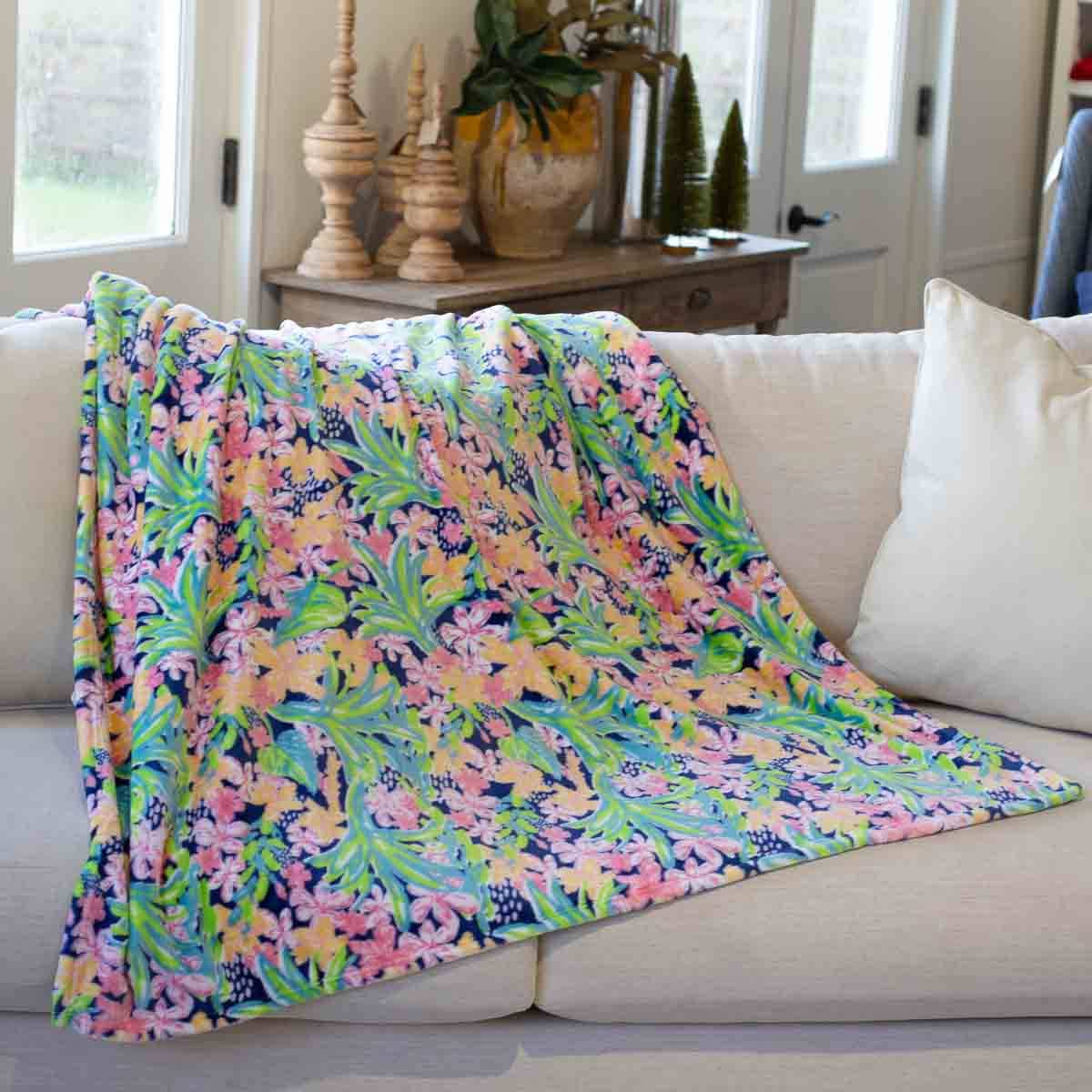 Grenada Throw Royal/Multi 50x60