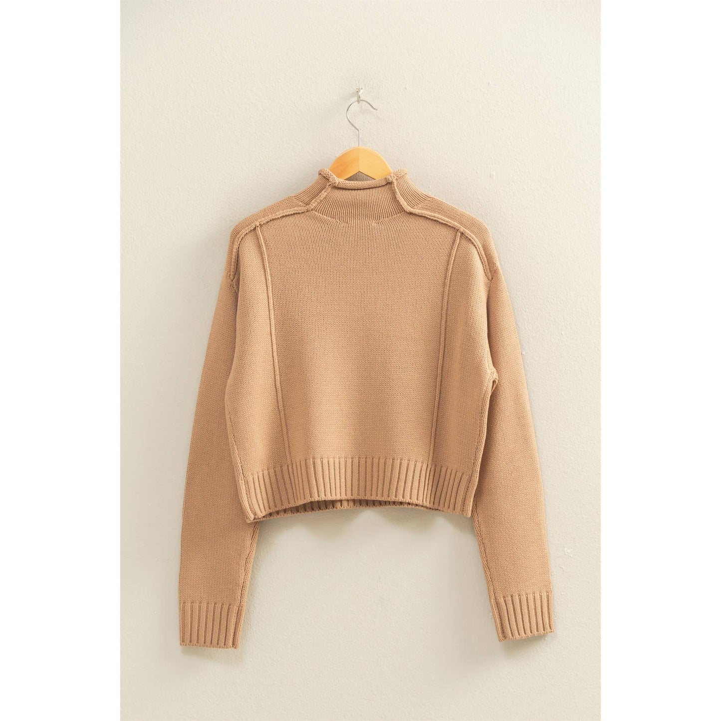 Chic Comfort High Roll Neck Sweater