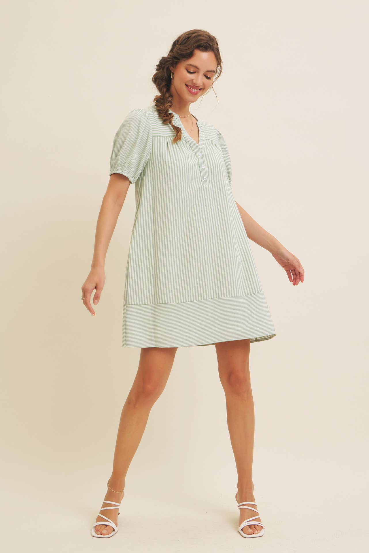 Tegan Striped Dress