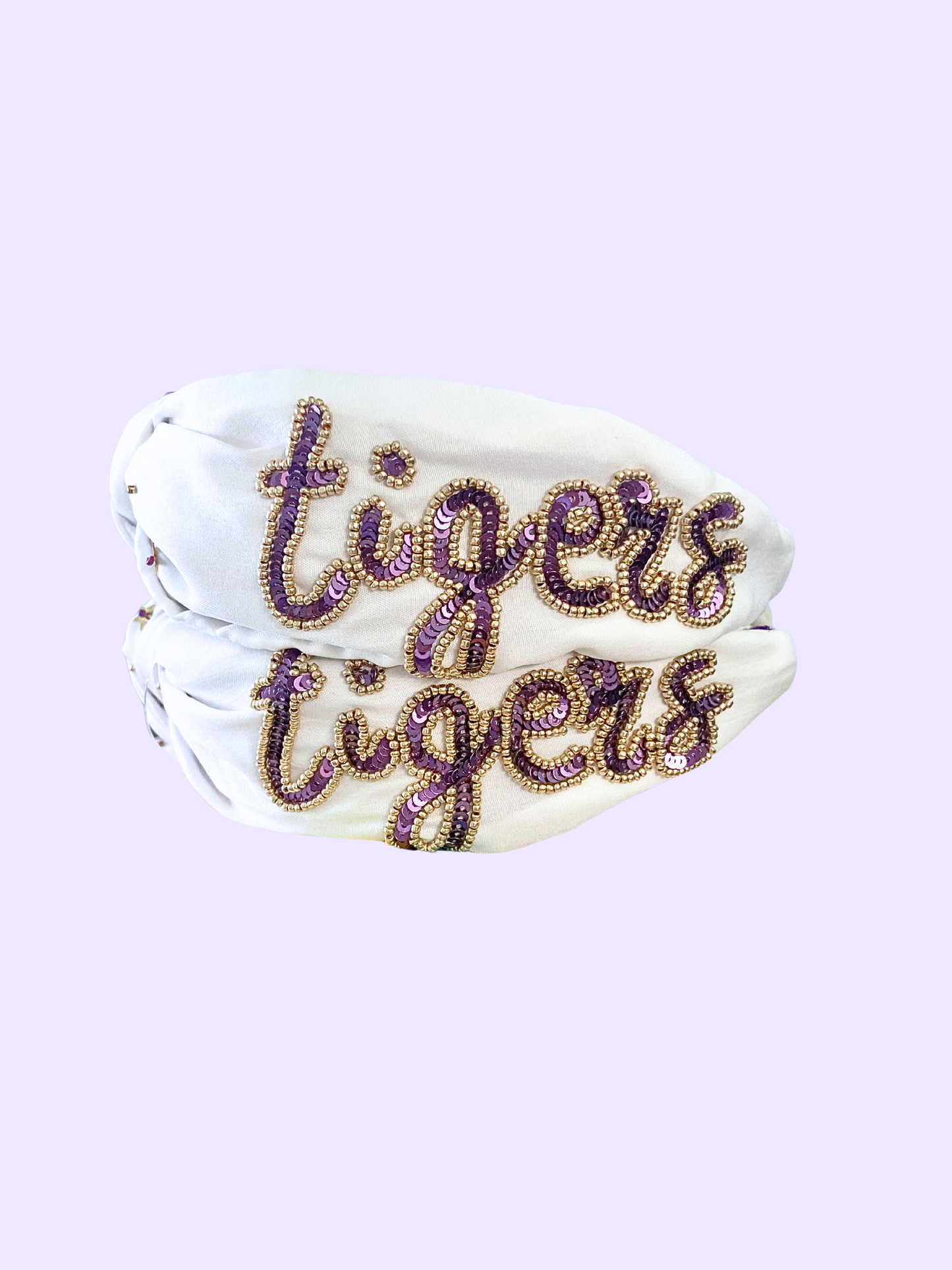 Purple & Gold Tigers Headband - Game Day