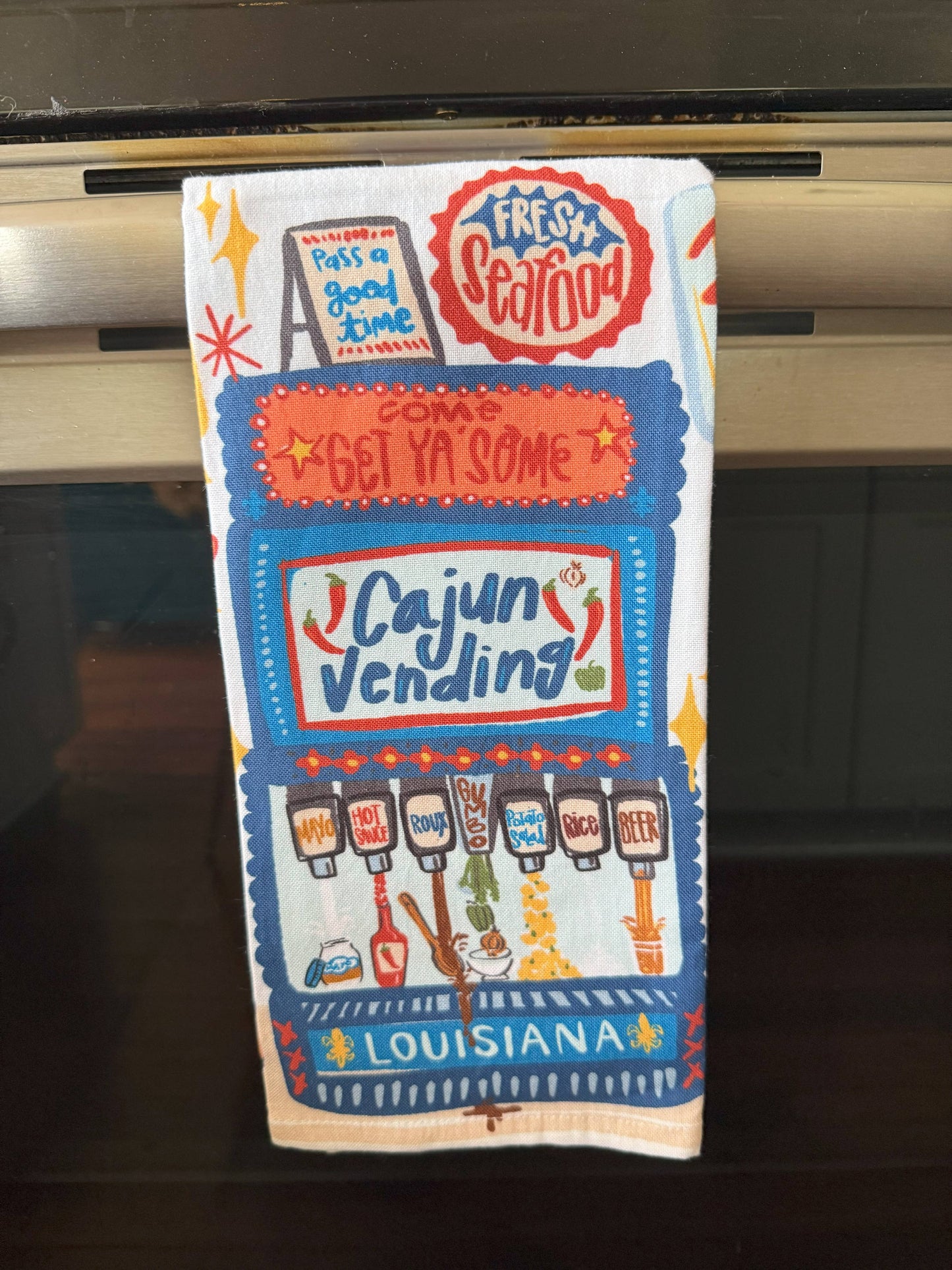 Kitchen Towel - Cajun Vending Machine