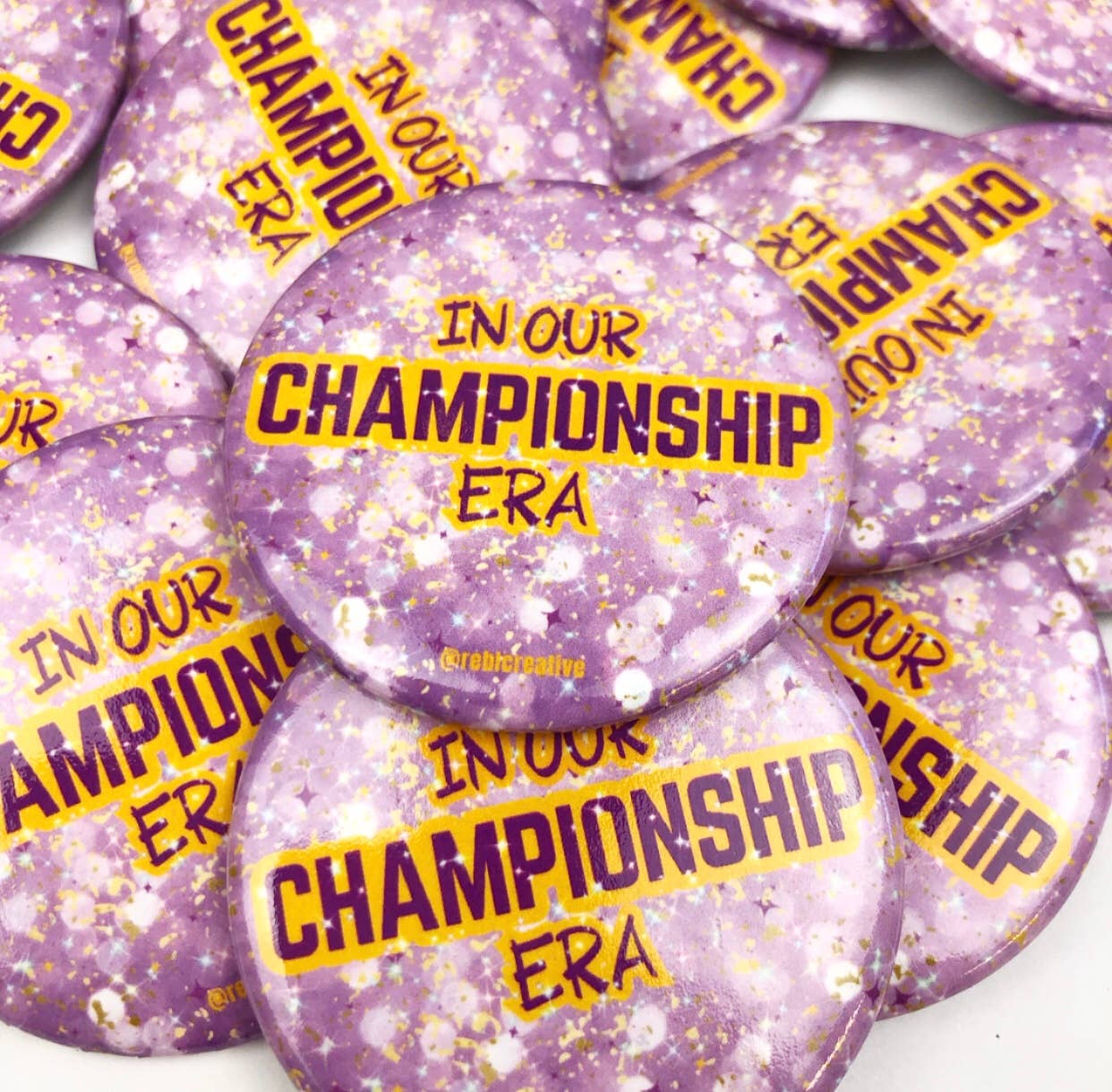 Championship Era - Lavender - Game Day Button