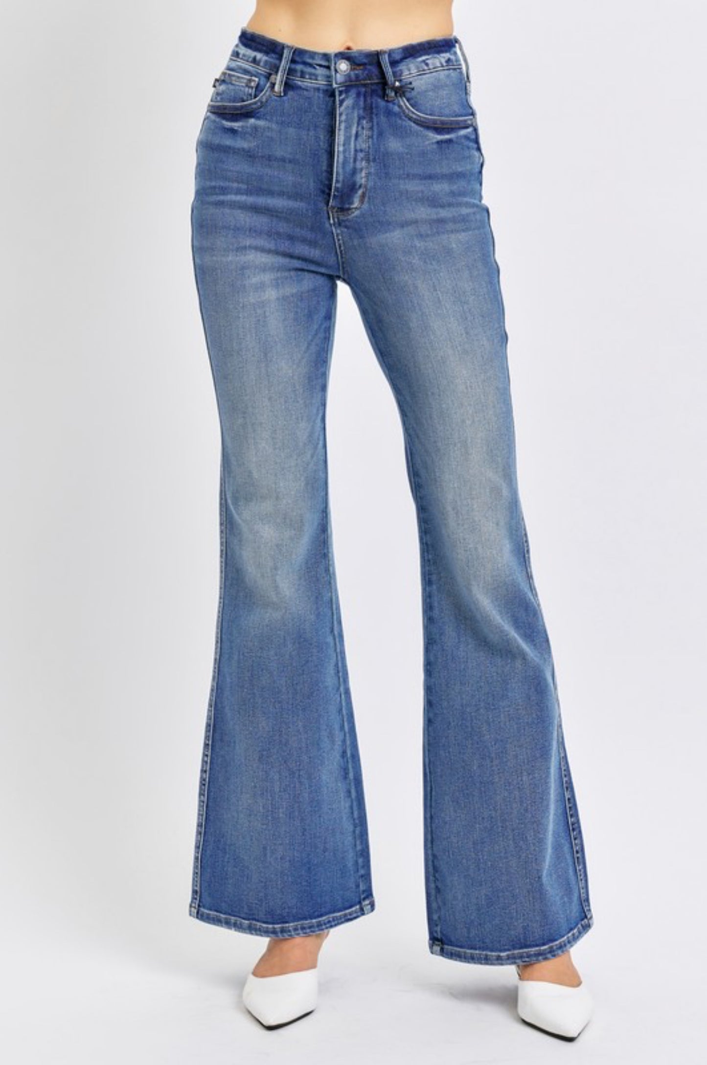 Judy Blue HW Tummy Control Flare Jeans