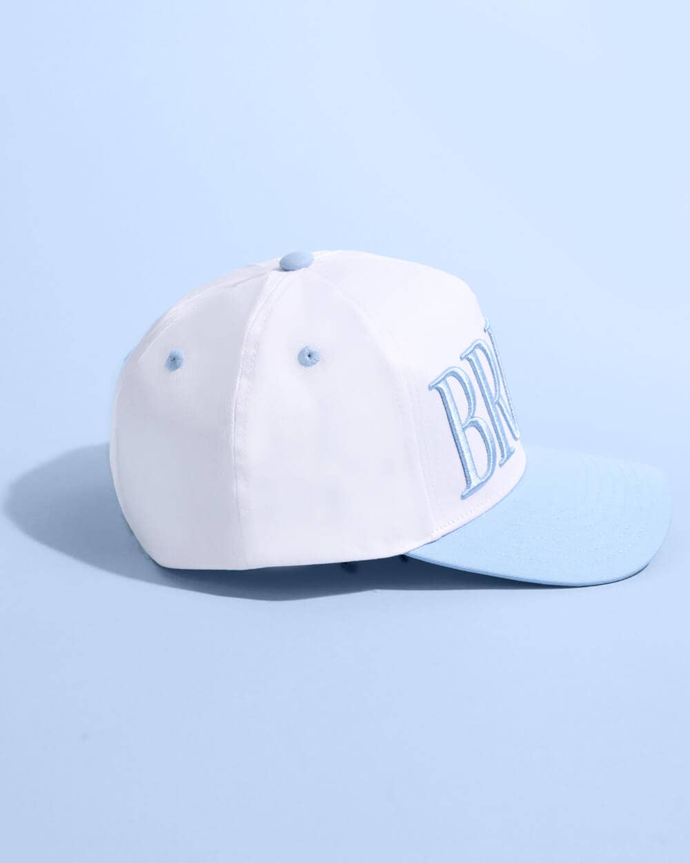 Something Blue Hat - embroidered hat, Bride Gift, Bachelorette
