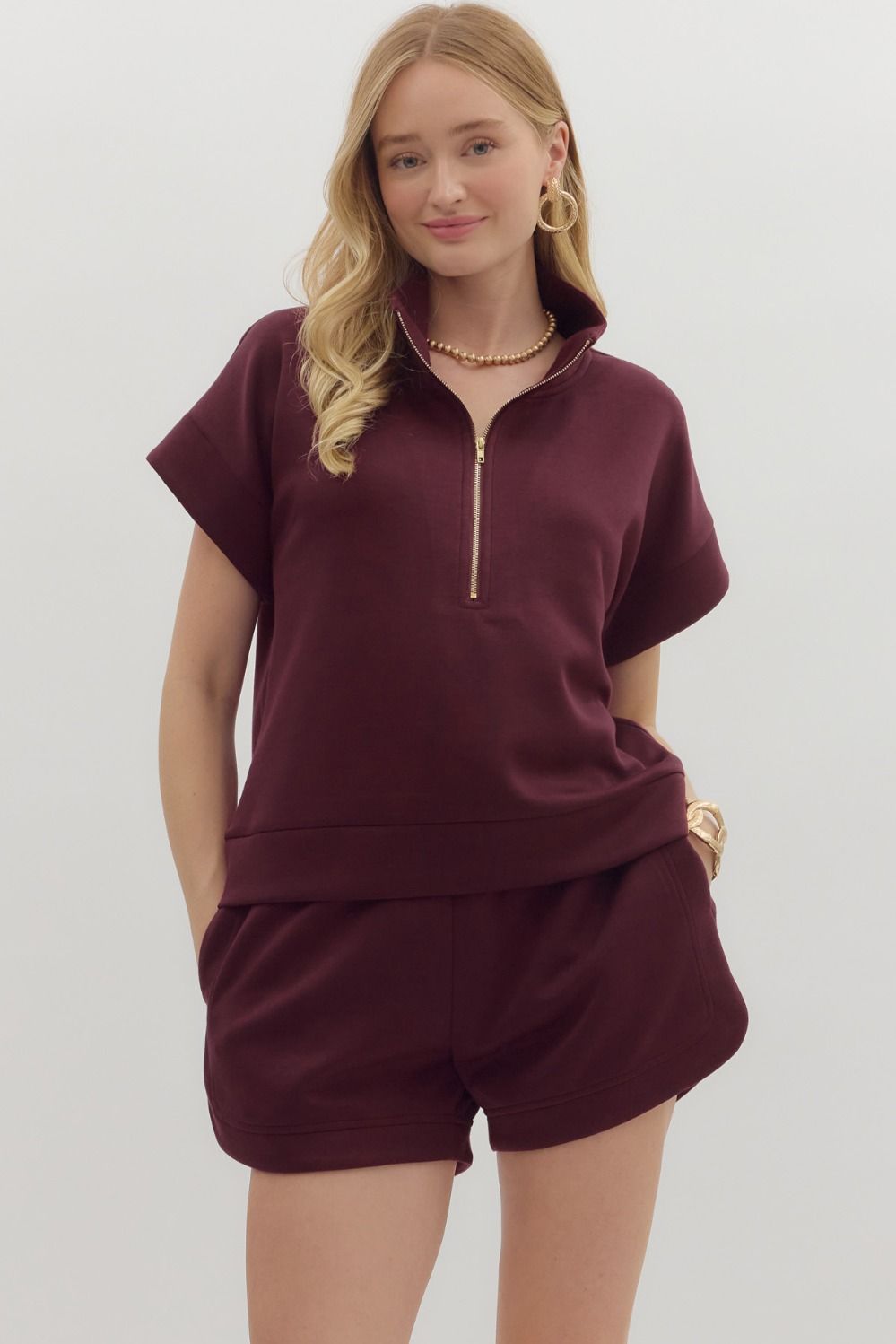 Weekend Zip Pullover Set