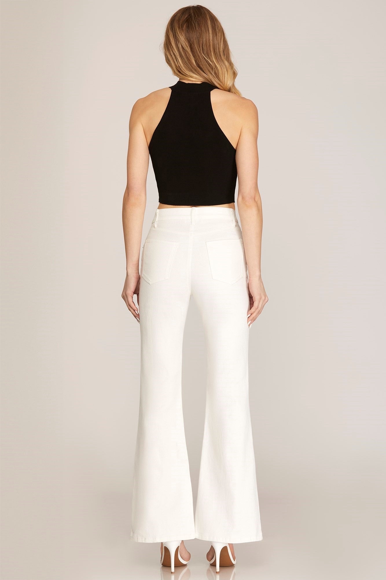 High Rise Stretch Boot Cut Pants