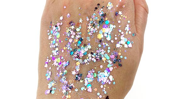Voodoo Violet Bolt Balm Chunky Glitter Gel