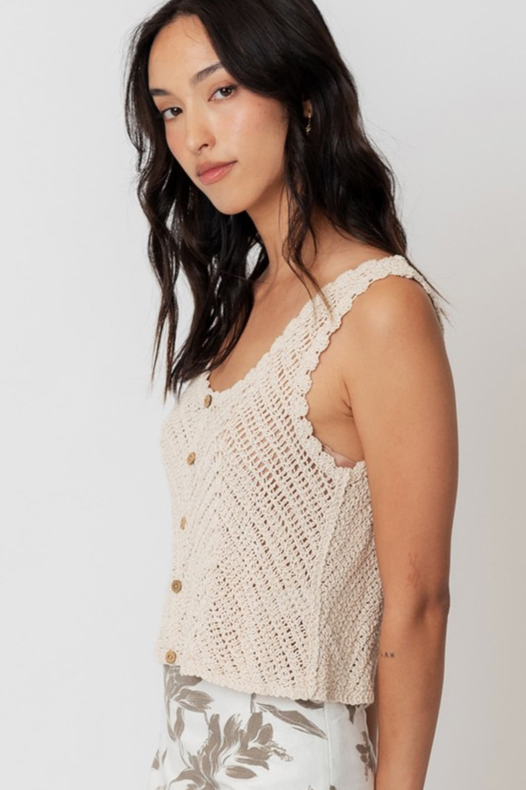 Quincy Crochet Tank