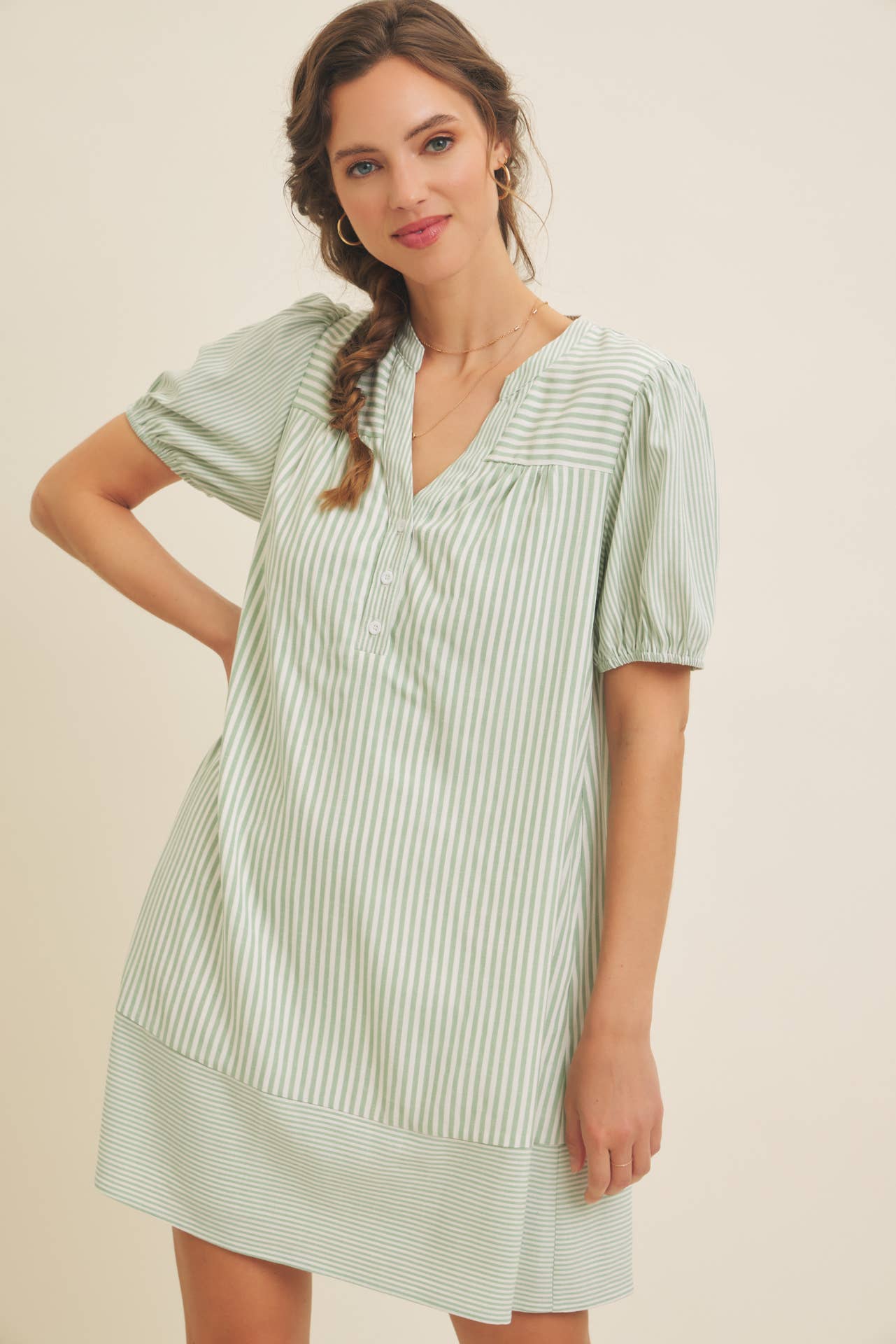 Tegan Striped Dress