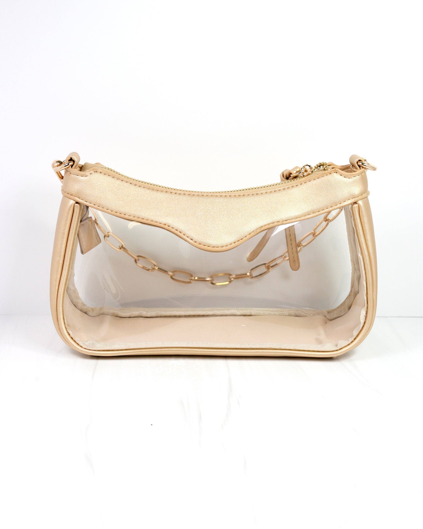 Cassidy Clear Crossbody GOLD