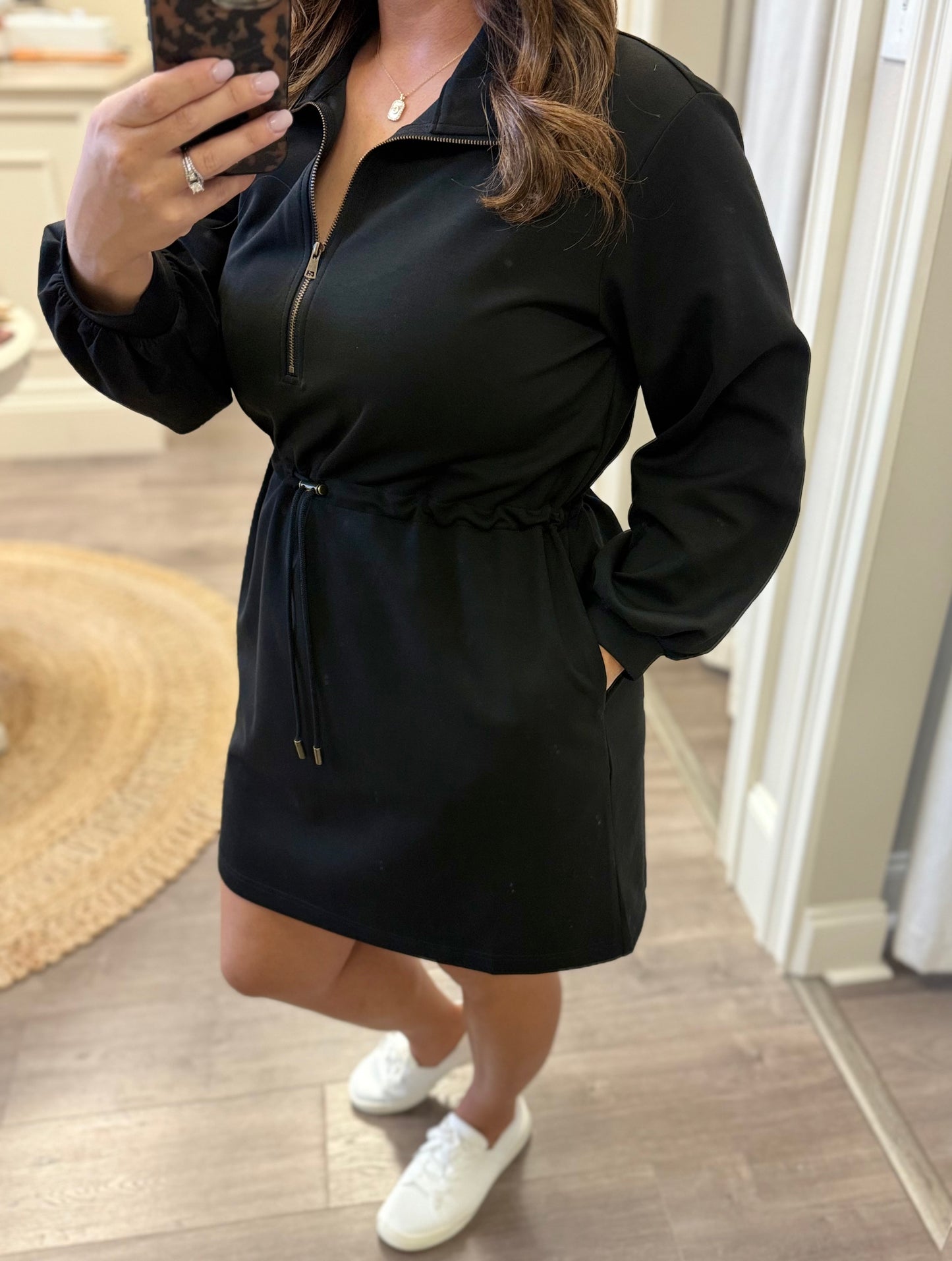 Everyday Ease Half-Zip Dress