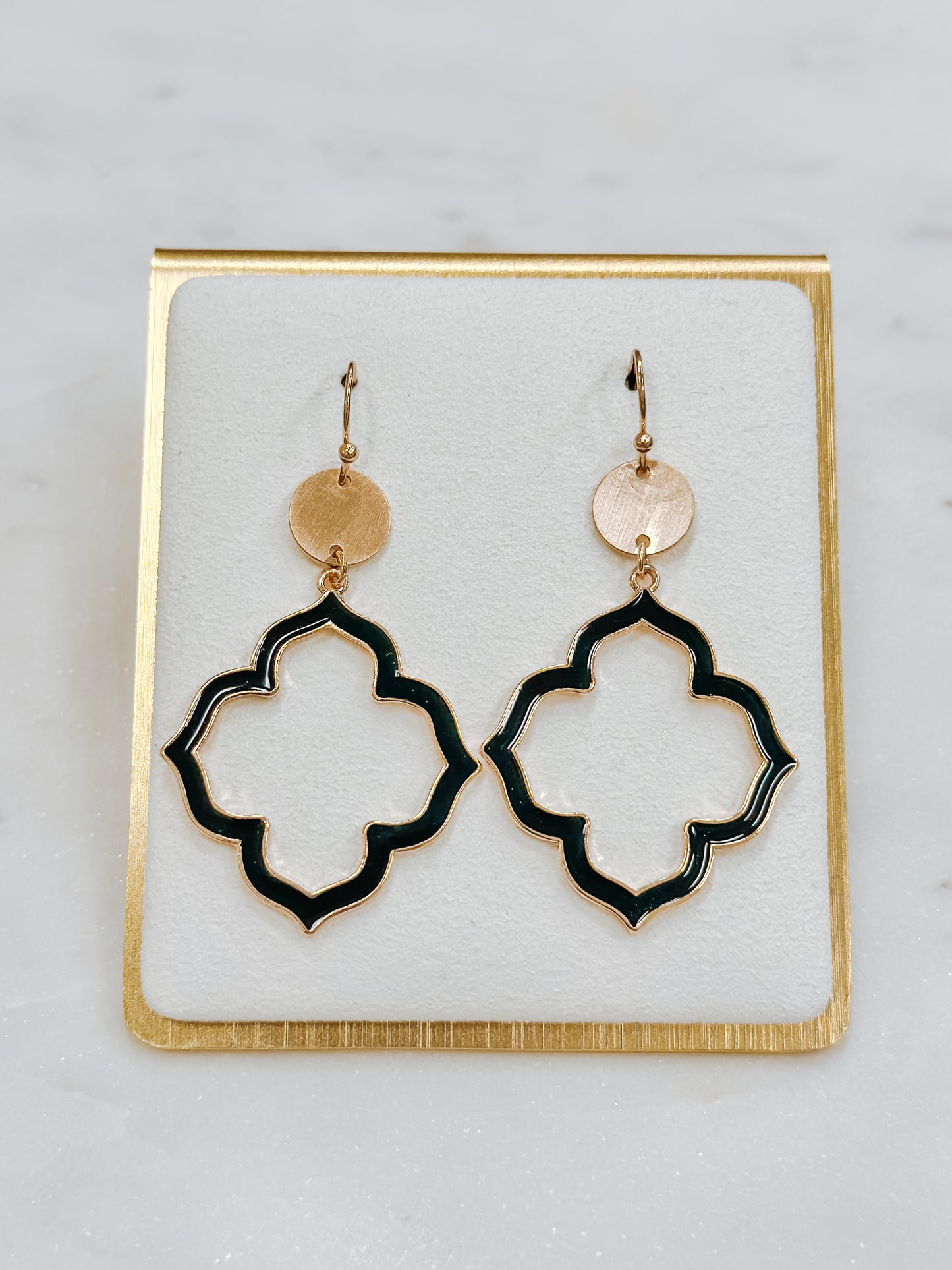 The Zoey Quatrefoil Earrings