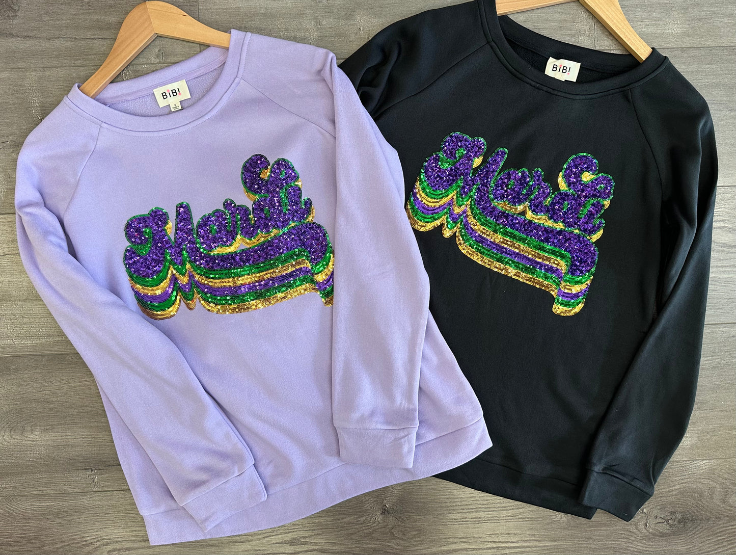 Mardi Sequin Sweater Top