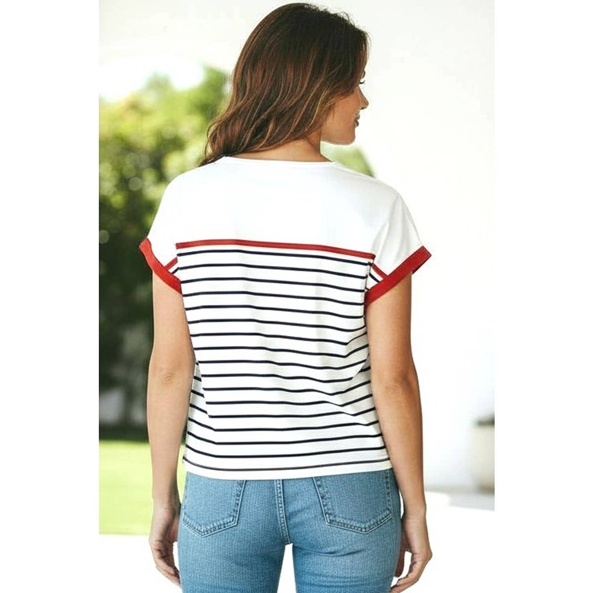 The Coastal Classic Stripe Top