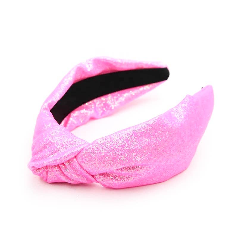 Pink Glitter Headband