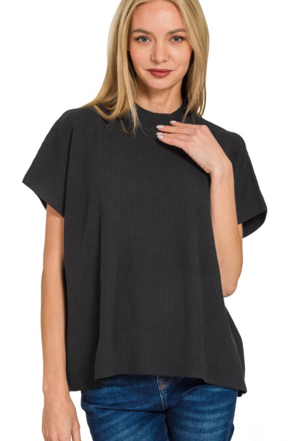 The Cozy Chic Mock Neck Sweater