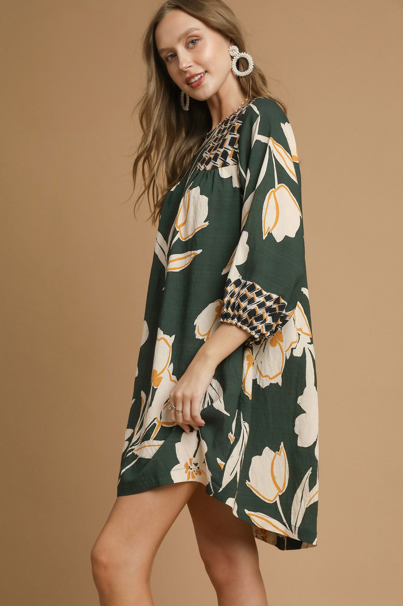 Garden Bloom Babydoll Dress