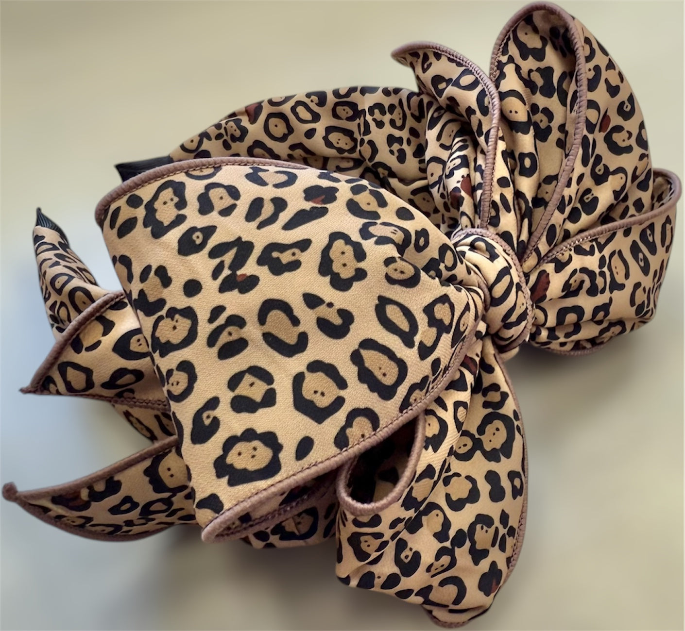 Cheetah Bow Headband