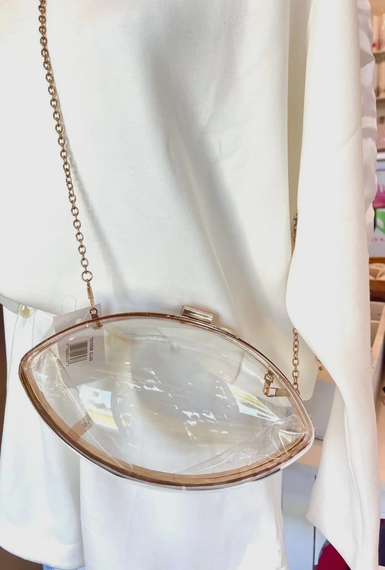 Gameday Clear Football Clutch