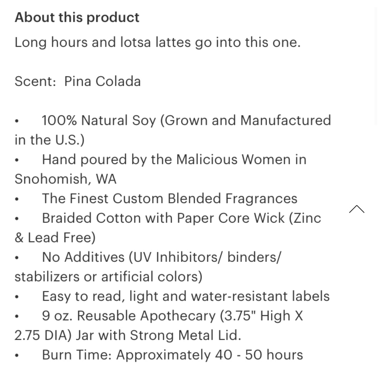 Boss Lady Candle - Pina Colada