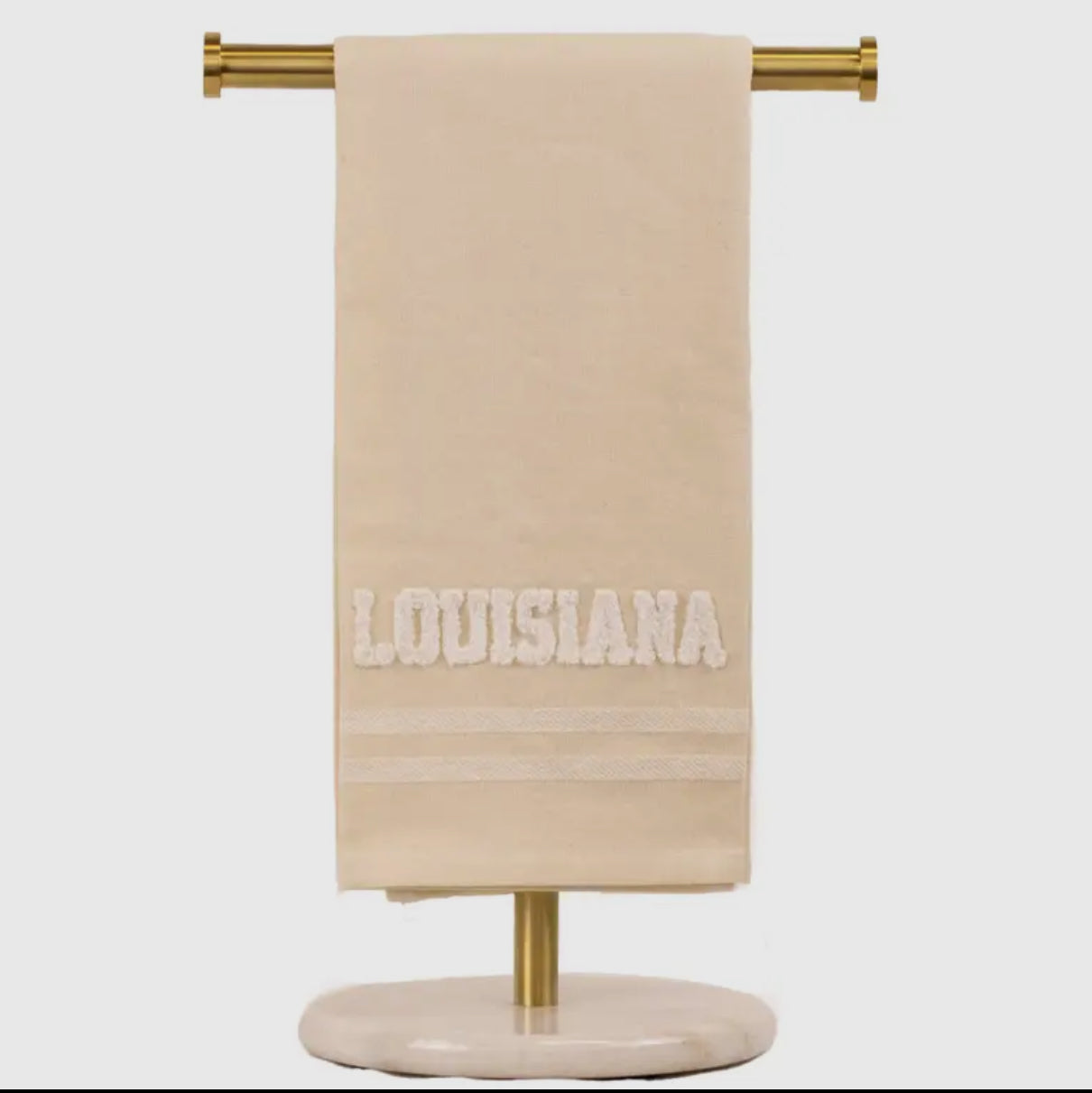 Louisiana Embroidery Hand Towel