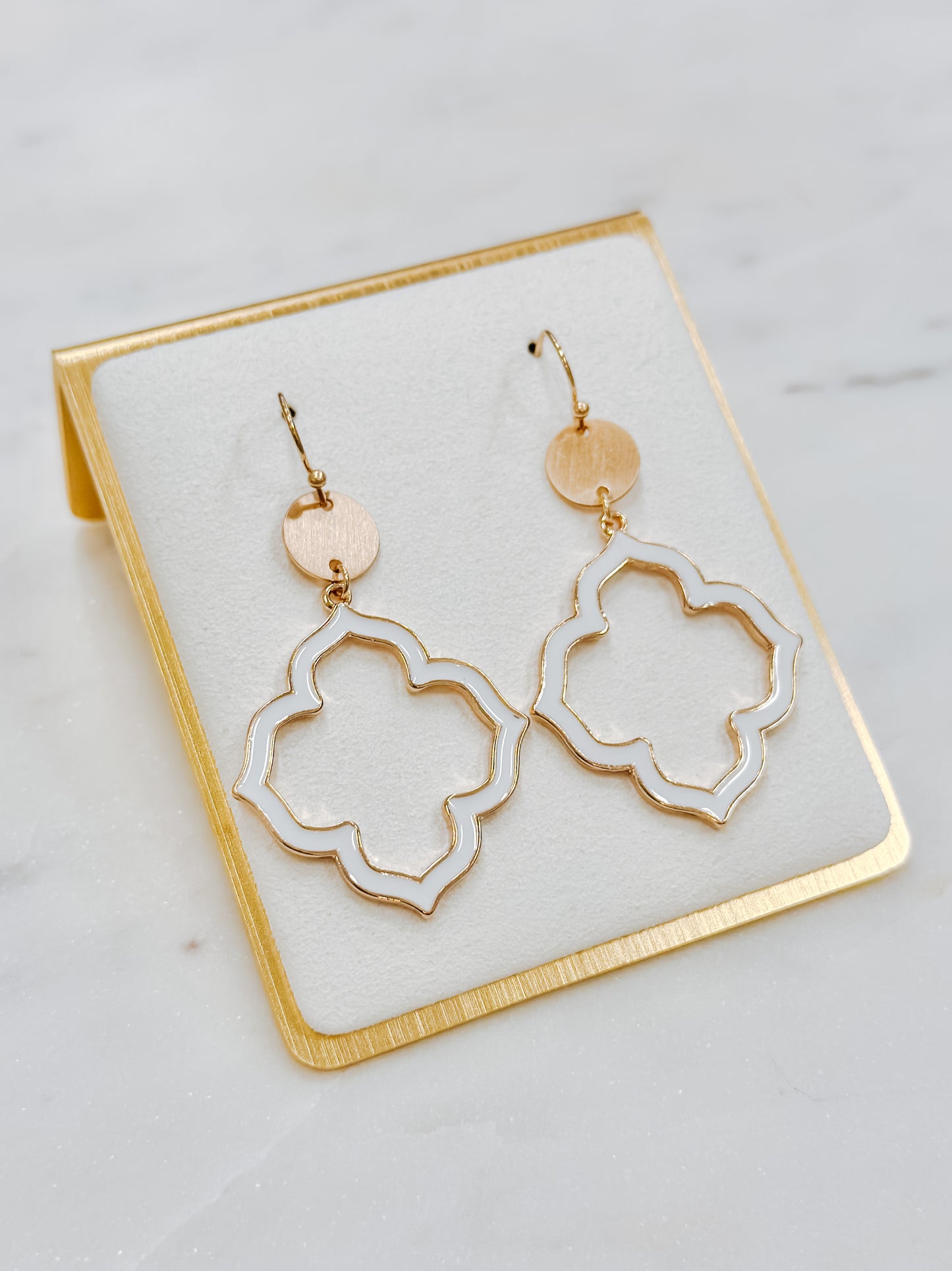 The Zoey Quatrefoil Earrings