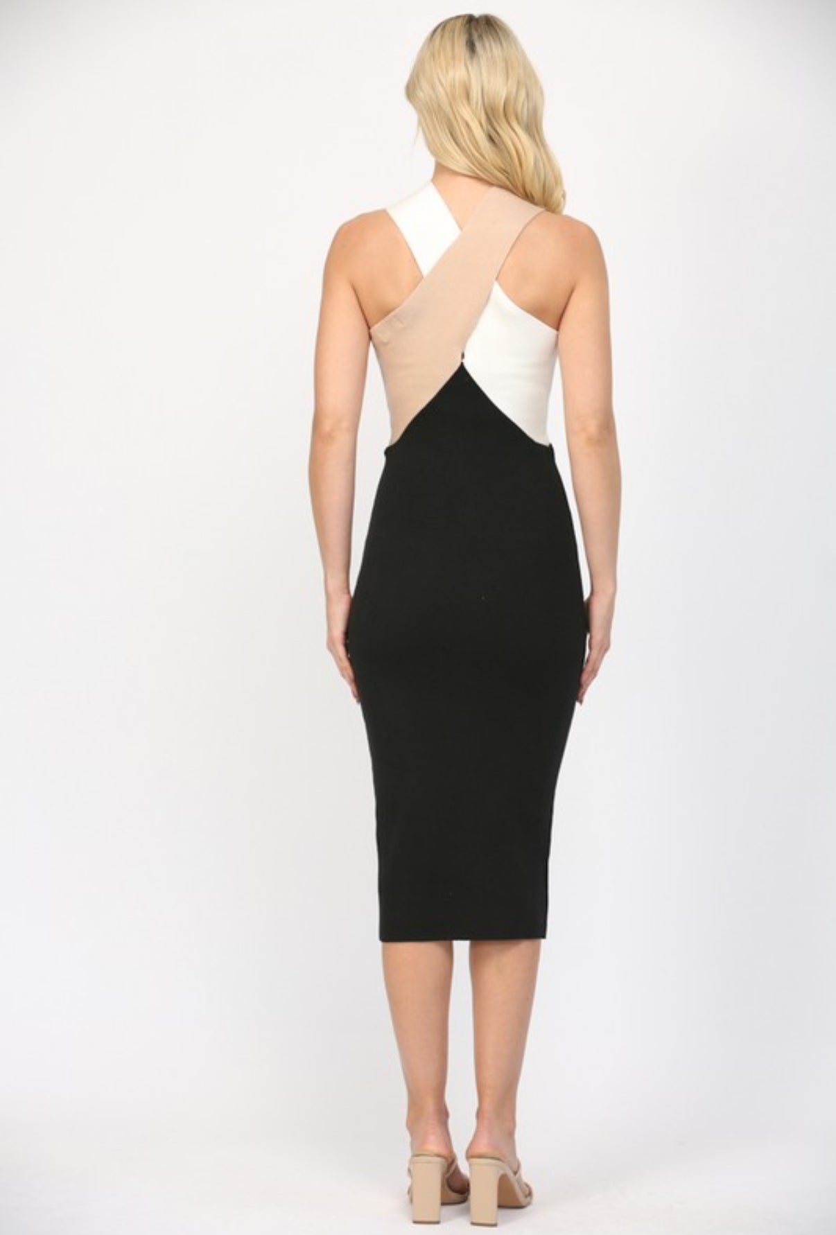 Envy Crossover Knit Dress