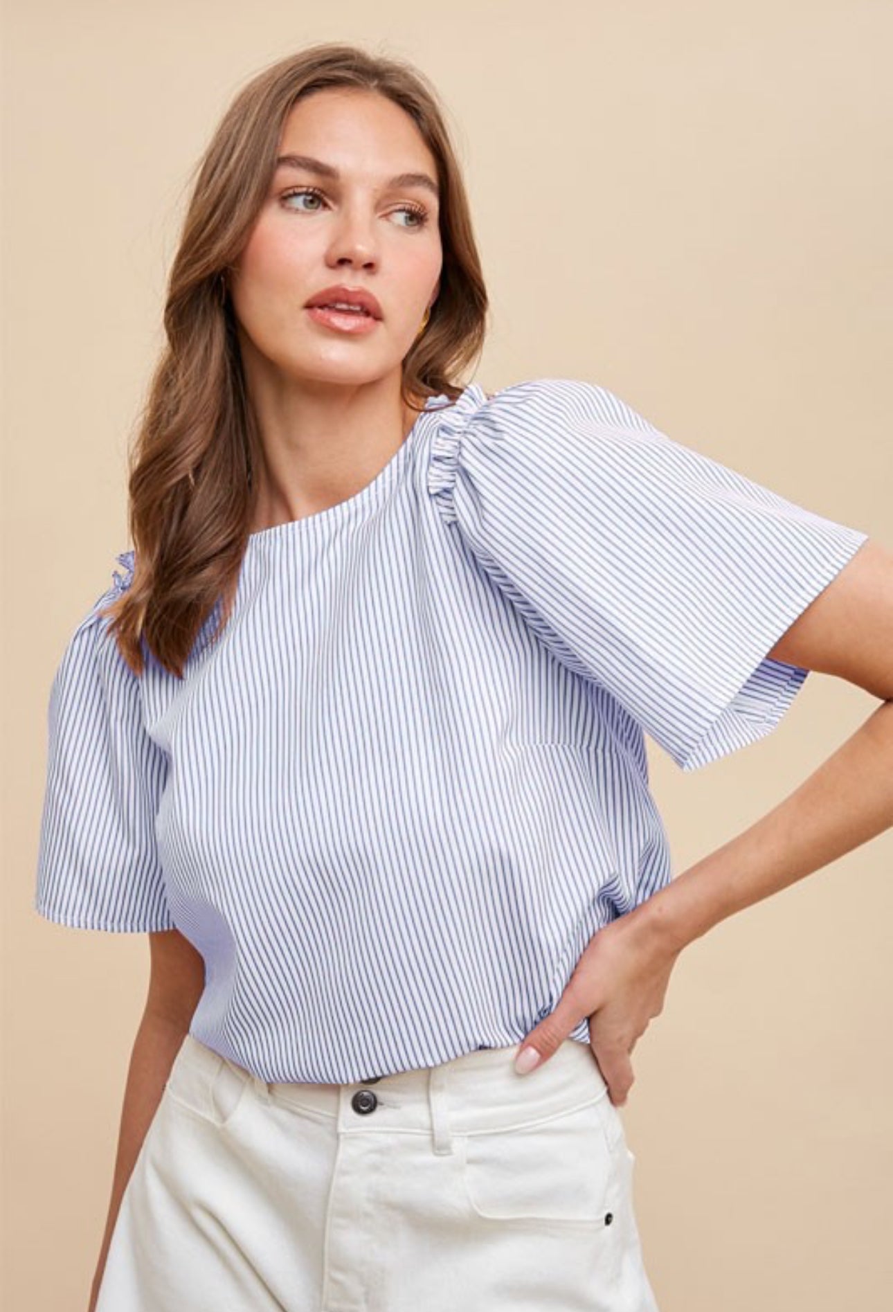 Sarah Pin Stripe Top