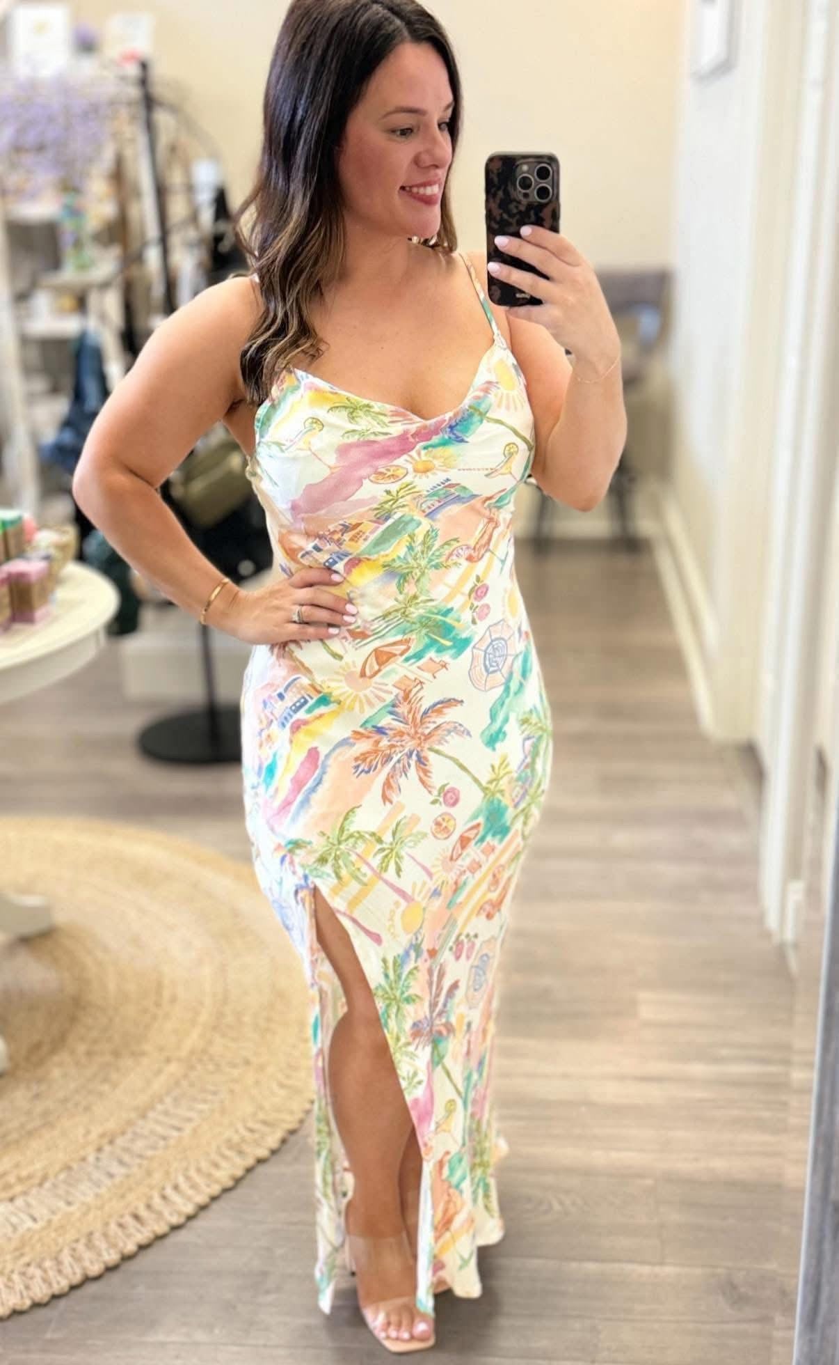 Seaside Shores Maxi Dress