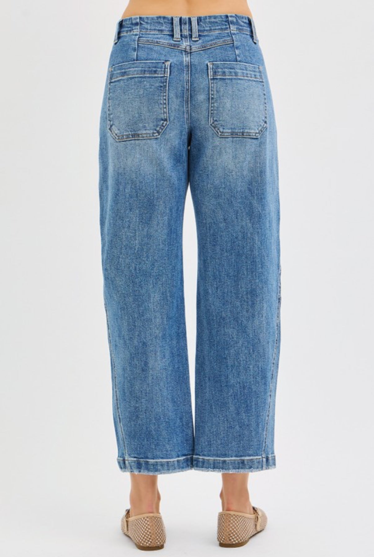 The Barrel Twist Button Fly Jeans -Risen Jeans