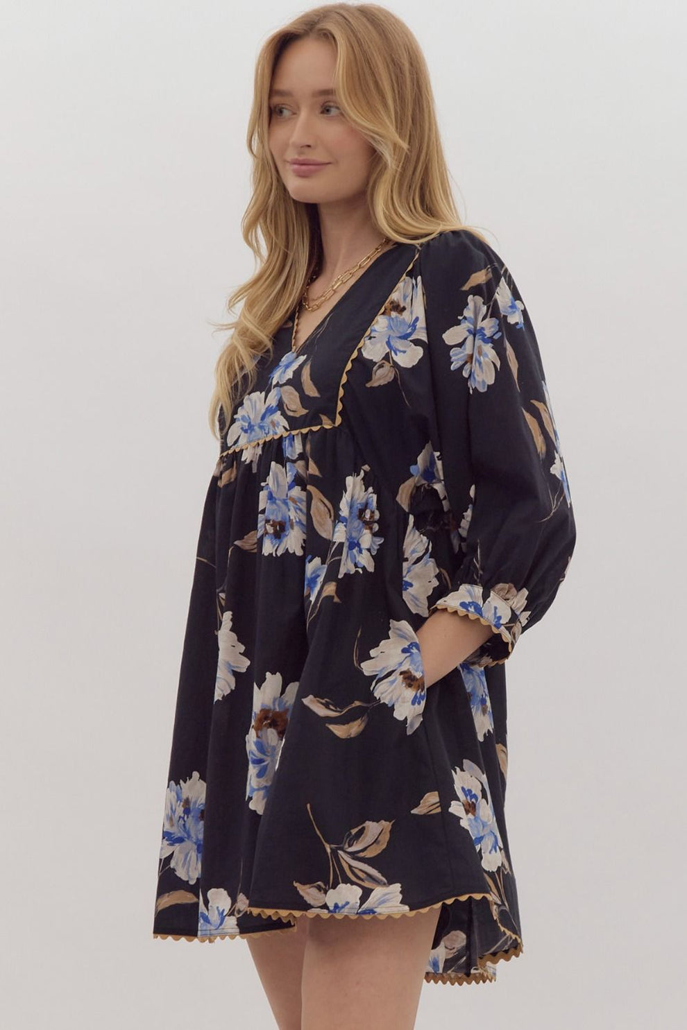 Blooming Mini Dress