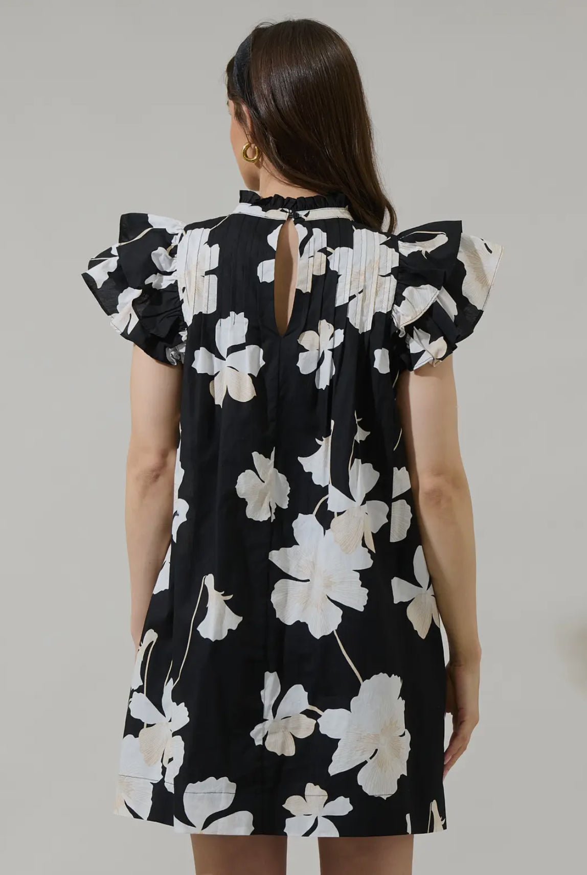 Medina Floral Shift Mini Dress