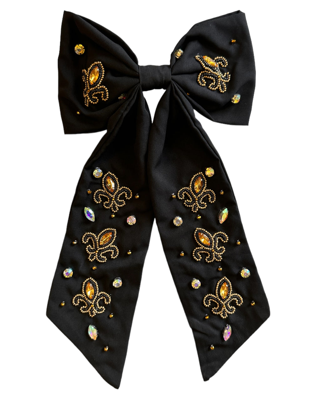 Fleur De Lis Hair Bow